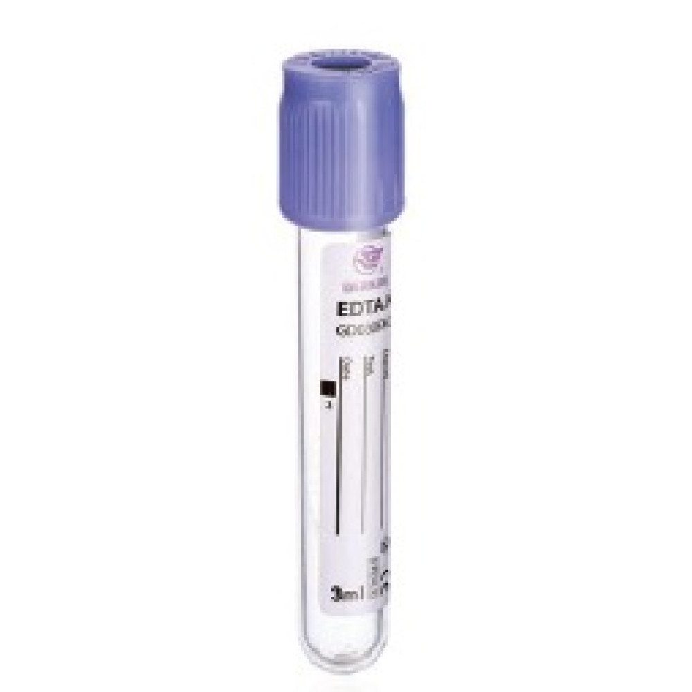 Tubo Tapa Lila EDTA K2 4 ml