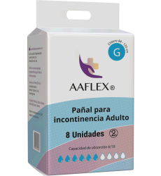 Pañal Para Incontinencia Adulto Talla G 8 unidades