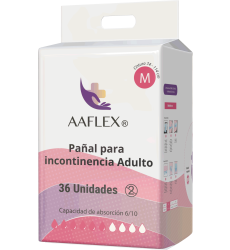 Pañal Para Incontinencia Adulto Talla M 36 unidades