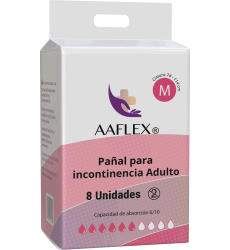 Pañal Para Incontinencia Adulto Talla M 8 unidades