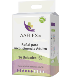 Pañal Para Incontinencia Adulto Talla XG 36 unidades