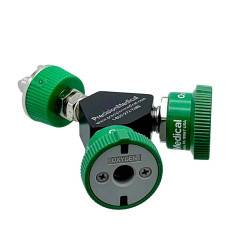 Conector Ohmeda con doble salida Hembra